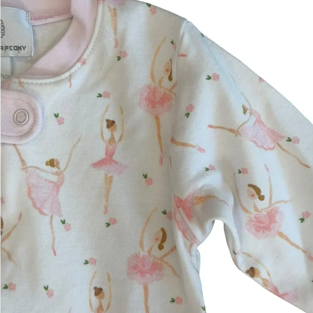 THE PROPER PEONY Ballerina Zipper Sleeper Size 9m